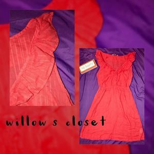 New Look Coral Dress, size Medium